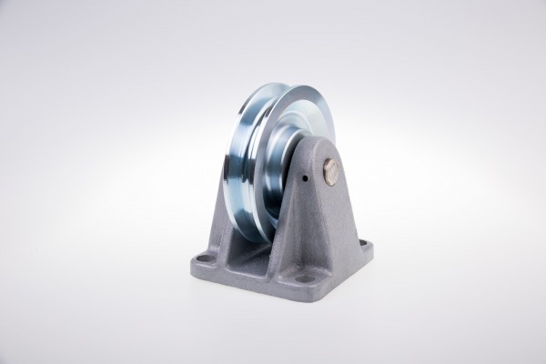Seilrollenbock Guss Gleitlager Ø 125 mm | Frank Seilrollen